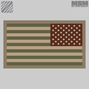 MSM US Flag Reversed Morale Patch MSM US Flag Reversed Morale Patch