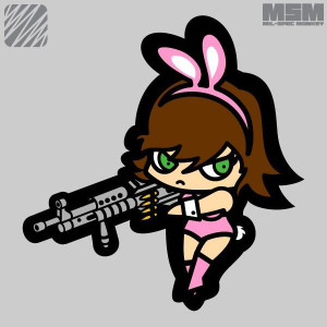 MSM Bunny Girl Morale Patch MSM Bunny Girl Morale Patch