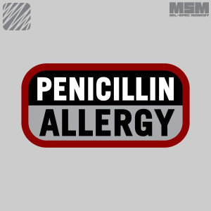 MSM Penicillin Allergy Morale Patch MSM Penicillin Allergy Morale Patch