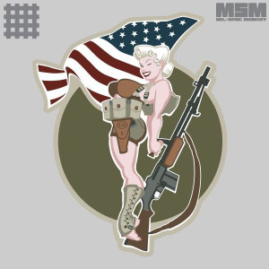 MSM BAR Girl Morale Patch MSM BAR Girl Morale Patch