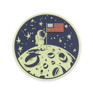 Prometheus Design Werx Man on the Moon PVC Morale Patch Prometheus Design Werx Man on the Moon PVC Morale Patch