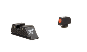 Trijicon HD XR Night Sights - Glock Standard Frames (MOS) - Orange Outline / Green Tritium, Black Outline / Green Tritium Trijicon HD XR Night Sights - Glock Standard Frames (MOS) - Orange Outline / Green Tritium, Black Outline / Green Tritium