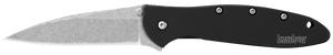 Kershaw Leek Assisted Opening Knife Black (3" Stonewash) Kershaw Leek Assisted Opening Knife Black (3" Stonewash)