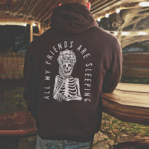 Projekt Monark All My Friends Are Sleeping Hoodie Projekt Monark All My Friends Are Sleeping Hoodie