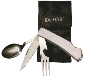 KA-BAR Original Hobo 3-in-1 Utensil Knife, Spoon & Fork Set KA-BAR Original Hobo 3-in-1 Utensil Knife, Spoon & Fork Set