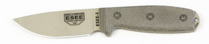 ESEE Knives Desert Tan ESEE-3 Serrated Edge w/ OD Sheath