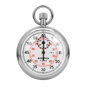 Marathon Single Action - 2 Scale (1/5 Sec & 1/100 Min) 30 Min Register Marathon Single Action - 2 Scale (1/5 Sec & 1/100 Min) 30 Min Register