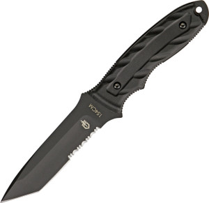 Gerber CFB Combat Fixed Blade 4.25" 154CM Black Tanto Blade, Plastic Sheath