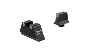 Trijicon Bright & Tough Suppressor Sights - Glock Large Frames Front: White Outline / Green Tritium, Rear: White Outline / Green Tritium Trijicon Bright & Tough Suppressor Sights - Glock Large Frames Front: White Outline / Green Tritium, Rear: White Outline / Green Tritium