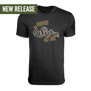 Black Rifle Coffee Company Coffee Or Die Shirt - YBW Black Rifle Coffee Company Coffee Or Die Shirt - YBW
