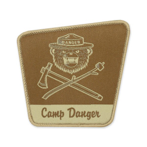 Prometheus Design Werx Camp Danger Park Sign Morale Patch Prometheus Design Werx Camp Danger Park Sign Morale Patch