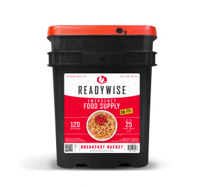 ReadyWise - BREAKFAST ONLY Emergency Food Supply - 120 SERVINGS (25yr Shelf Life) ReadyWise - BREAKFAST ONLY Emergency Food Supply - 120 SERVINGS (25yr Shelf Life)