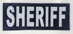 Navy Patch w/ 3M Reflective Lettering