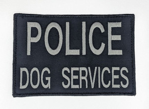 DS Embroidered Police Dog Services Patch (4" x 6") DS Embroidered Police Dog Services Patch (4" x 6")