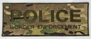 DS Police Border Enforcement Unit Police Patch (4" x 10") DS Police Border Enforcement Unit Police Patch (4" x 10")
