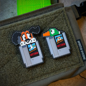 Dump Box Dangerous Goods® Duck Hunt Dog Hunt Cartridge Ranger Eye Patch Set Morale Patch Dump Box Dangerous Goods® Duck Hunt Dog Hunt Cartridge Ranger Eye Patch Set Morale Patch
