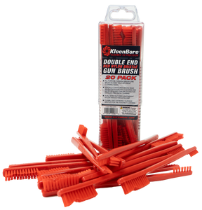 KleenBore Double End Red Nylon Utility Brush - 20 pack KleenBore Double End Red Nylon Utility Brush - 20 pack