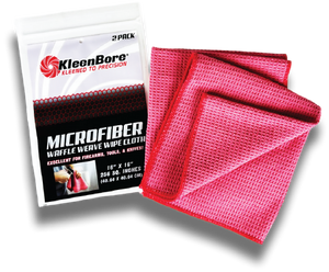 KleenBore Microfiber Waffle Weave Cloth - 2 pack KleenBore Microfiber Waffle Weave Cloth - 2 pack