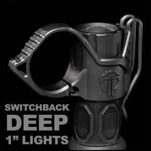 Thyrm SwitchBack 3.0 Deep Carry Flashlight Ring with Wire Clip (for 1" Lights)