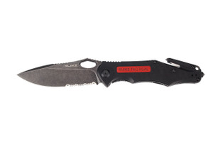 Ruike M195-B Tactical Rescue Frame Lock Knife w/ Beta Plus Lock (4.25" Black Stonewash)