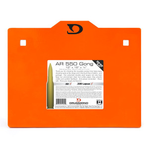 Drummond Shooting AR550 Steel Gong - 12"x16" Drummond Shooting AR550 Steel Gong - 12"x16"