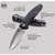 Benchmade 495 Vector AXIS-Assist Knife Black G-10 (3.6" Satin)