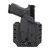 Gray Fox Strategic Basilisk RH OWB Light Holster w/Light - Adaptive Loops (1.5" - 2")