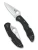 Spyderco Delica 4 Lightweight - Plain Edge Folding Knife - Black FRN