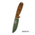 ESEE Knives OD Green ESEE-4 Plain Edge, OD Green Blade, Natural Canvas Micarta 3D Handle, Black Sheath