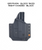 Gray Fox Strategic Gryphon OWB Holster - Adaptive Belt 1.5" to 2"