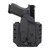 Gray Fox Strategic Basilisk LH OWB Light Holster w/Light - Adaptive Loops (1.5" - 2")