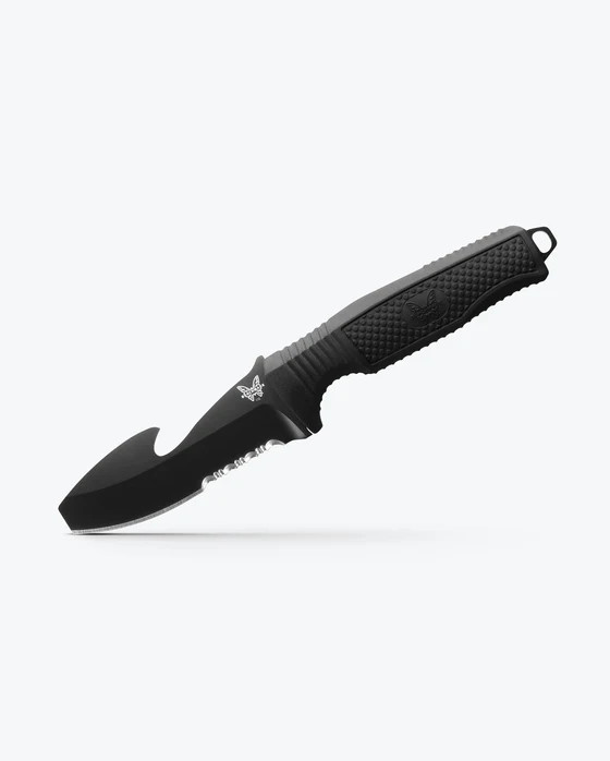 Benchmade 112SBK-BLK H2O Fixed Dive Knife Black Santoprene 3.5" N680