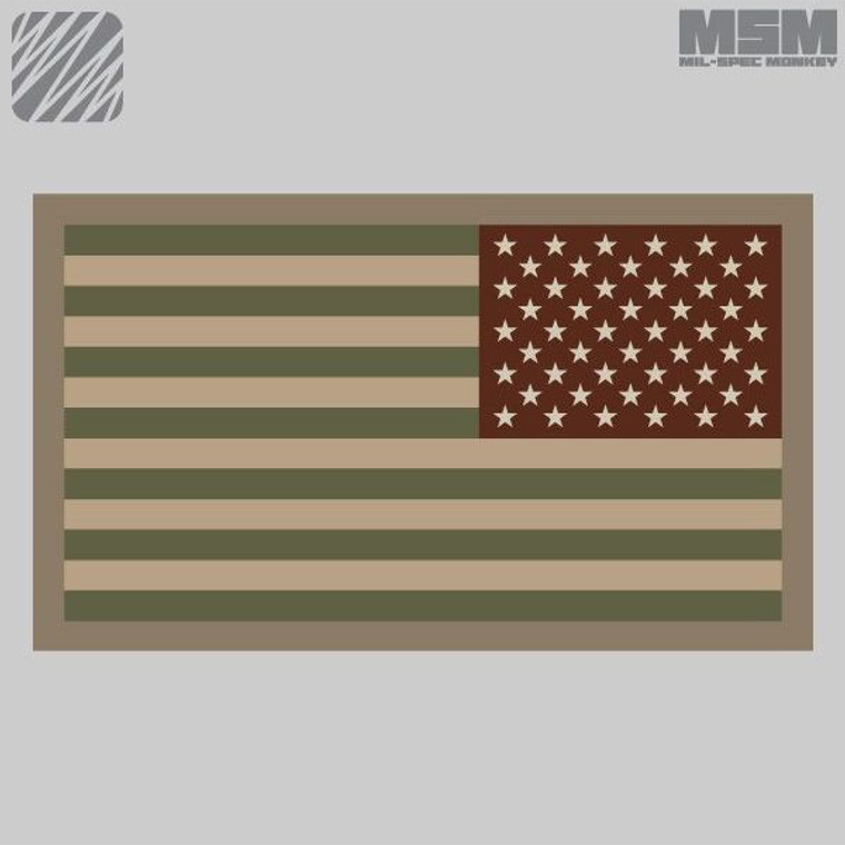 MSM US Flag Reversed Morale Patch