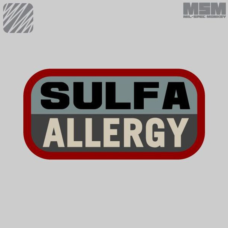 MSM Sulfa Allergy Morale Patch