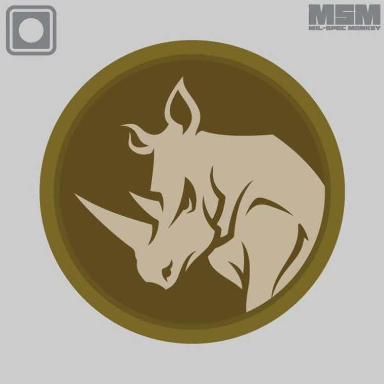MSM Rhino Head Morale Patch