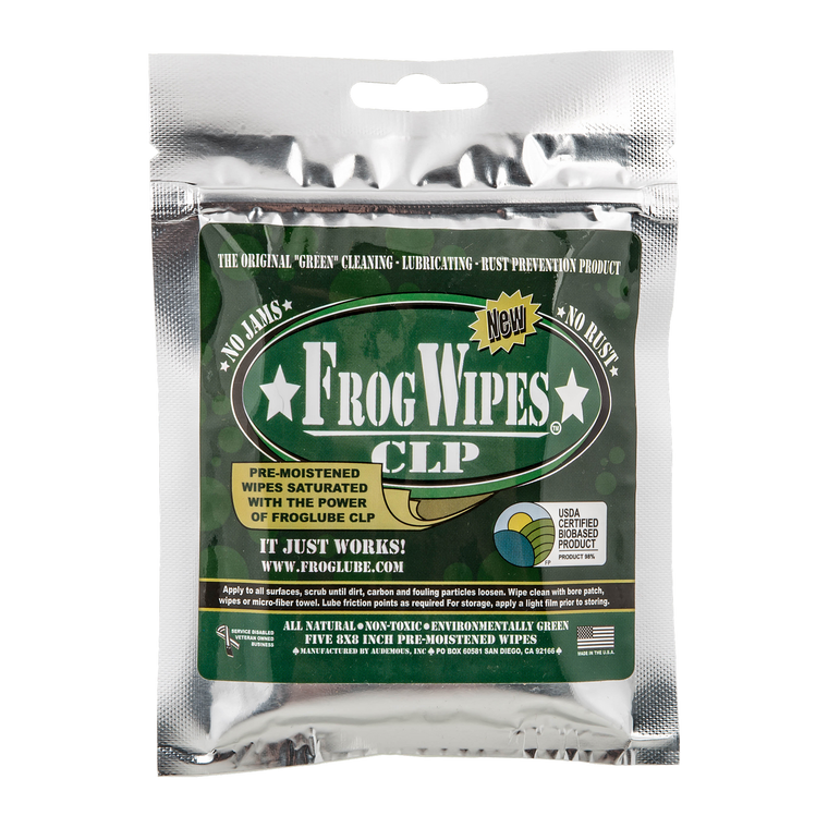 FrogLube FrogWipes, zip lock