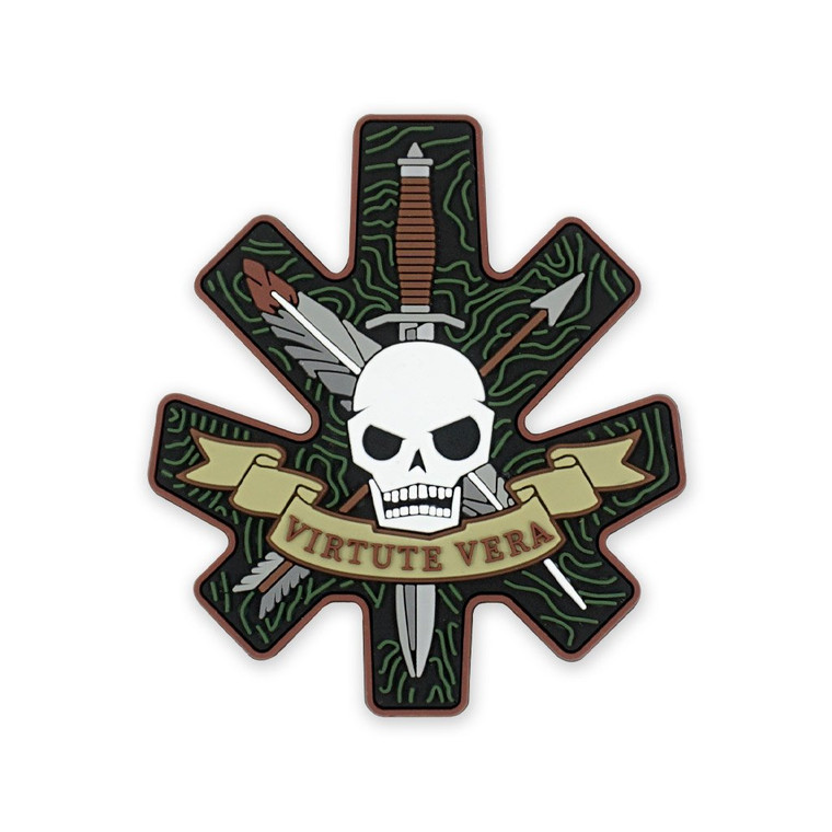 Prometheus Design Werx VIRTUTE VERA Flash PVC Morale Patch