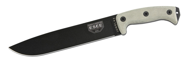 ESEE Knives Black Junglas w/ Micarta Handle, Kydex Sheath