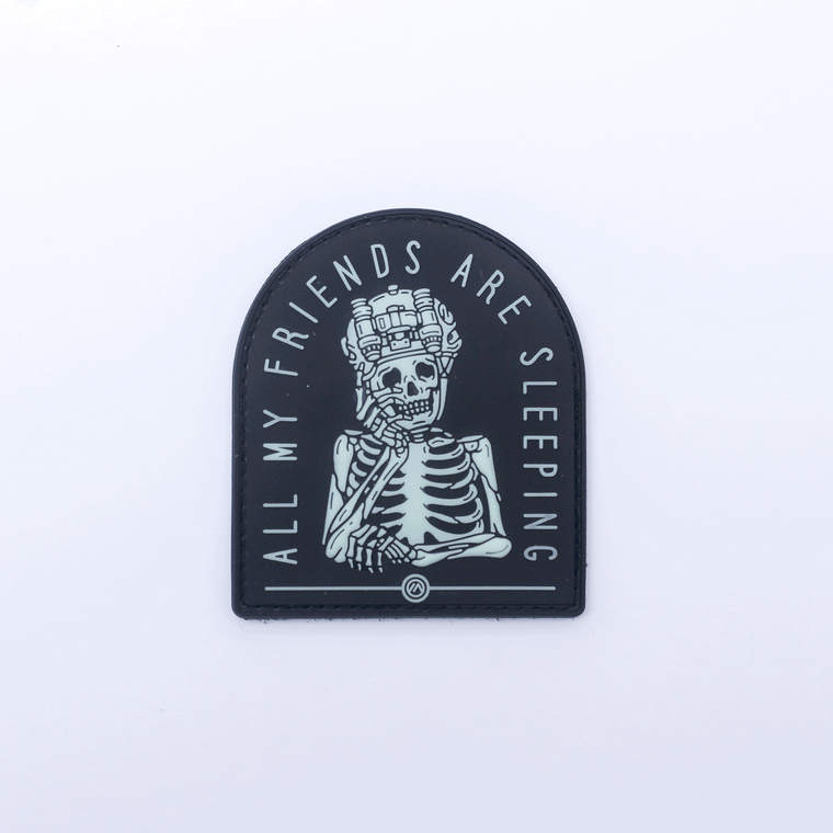 Projekt Monark All My Friends Are Sleeping Glow in the Dark Patch
