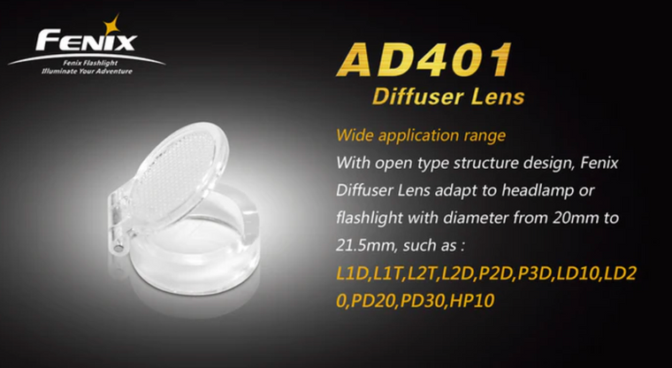 Fenix Diffuser Lens, White
