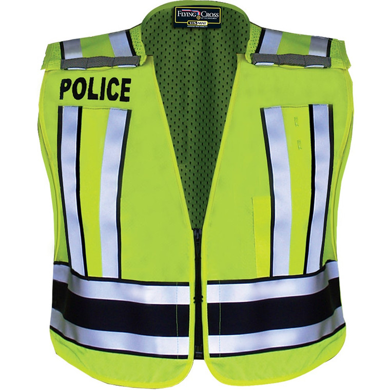 Flying Cross - POLICE Pro Series Hi-Viz Yellow Safety Vest