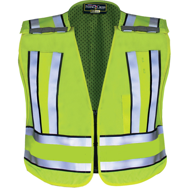 Flying Cross - Pro Series Hi-Viz Yellow Safety Vest