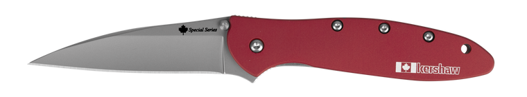 Kershaw Leek Folding Knife - Canadian Red