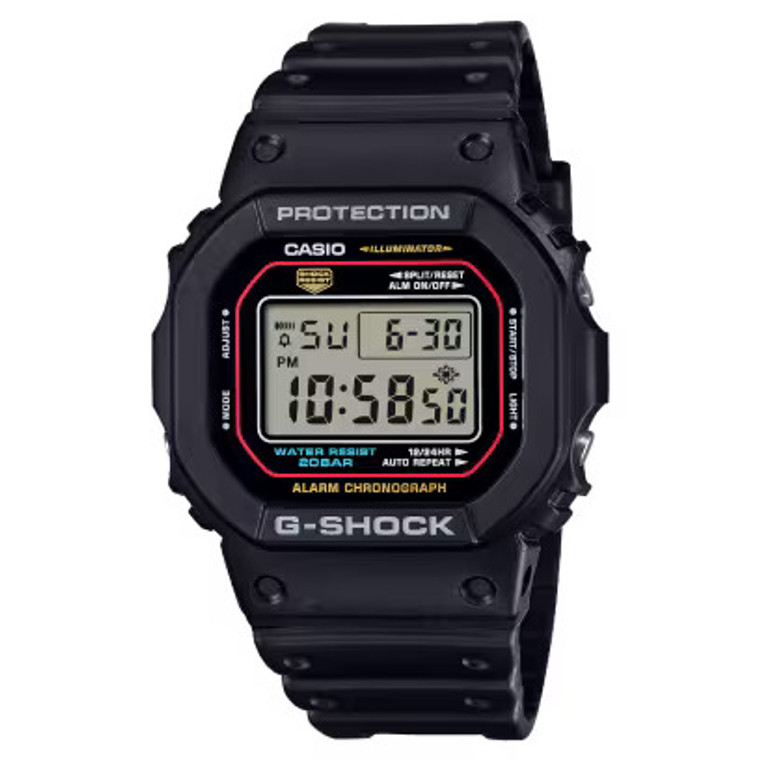 Casio G-Shock DW-5600RL-1 Black Resin Strap Digital Watch