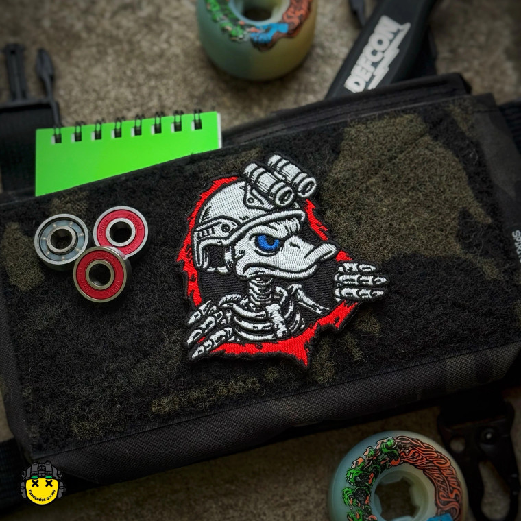 Dump Box ZFD® x Dangerous Goods® Zero Duck Thirty Skeleduck Morale Patch