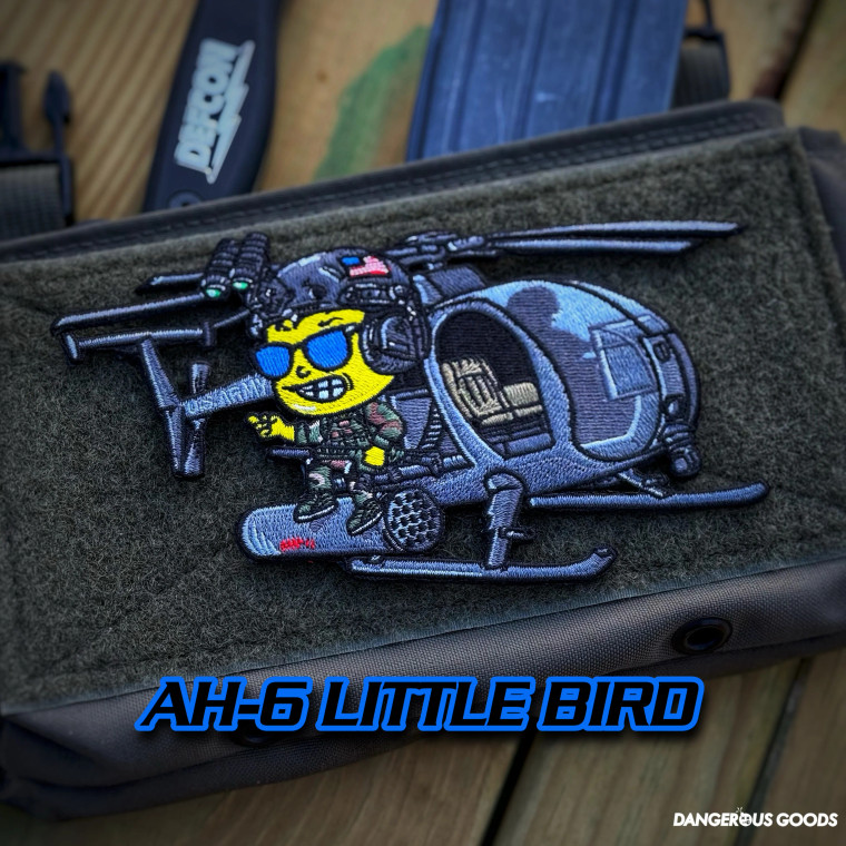 Dump Box Little Goons™ AH-6 Little Bird Helicopter Patch - V2 Morale Patch