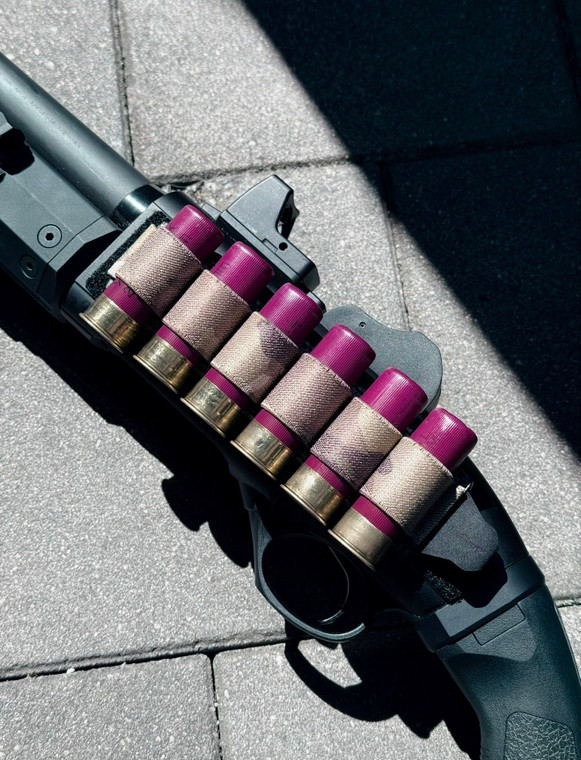 Windward MFG - SIXES: 6-SHOT Shell Carrier (hook/velcro backing) Windward MFG - SIXES: 6-SHOT Shell Carrier (hook/velcro backing)