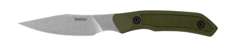 Kershaw Deschutes Caper Fixed Blade Knife Green (3.3" Stonewash D2)