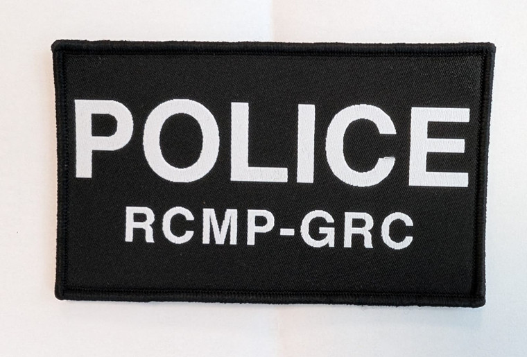 DS Woven POLICE RCMP-GRC Patch (3" x 5")