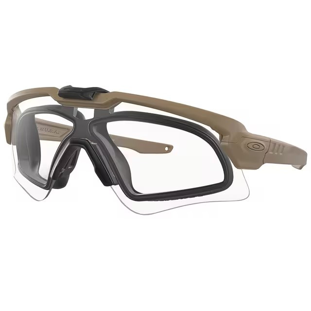 Oakley SI Ballistic M Frame Alpha Terrain Tan w/ Clear Lens Multi-Lens Kit
